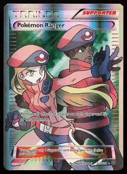 Pokemon Ranger 113/114 Ultra Rare Steam Siege Pokemon Card - Image 1