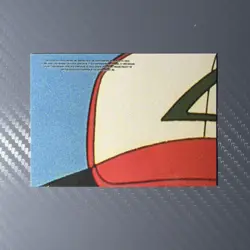 Ash Ketchum Cap Puzzle Card TOPPS Black Logo Sticker Card - Image 1