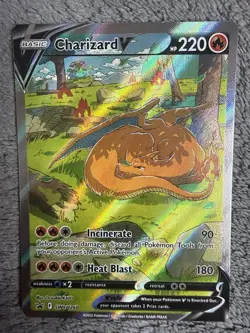 Charizard V SWSH260 Alternate Art Full Art Holo Promo Pokemon Card - Image 1