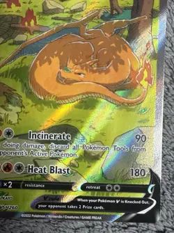 Charizard V SWSH260 Alternate Art Full Art Holo Promo Pokemon Card - Image 5