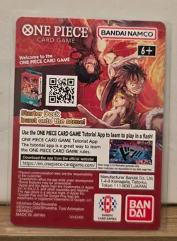 2026 One Piece x Dodgers Luffy DON QR Promo Card Insert - Image 1