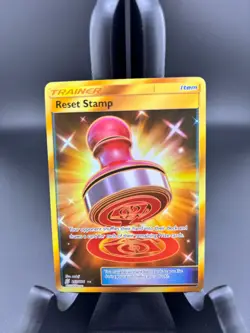 Reset Stamp - Unified Minds 253/236 Secret Rare Gold - Pokemon TCG Card - Image 1