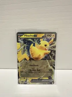 Pokemon Pikachu EX Double Rare Card 063/193 Paldea Evolved TCG, Near Mint - Image 1