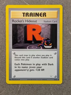 Pokemon Card 2001 ROCKET'S HIDEOUT 63/64 Neo Revelation Set Vintage NM - Image 1