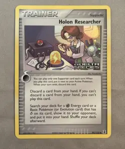 Holon Researcher 95/113 EX Delta Species Reverse Holo Pokemon Card |Stamped| NM - Image 1