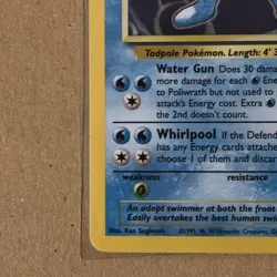 Pokemon TCG Poliwrath Holo Rare Card Base Set 13/102 - Image 5