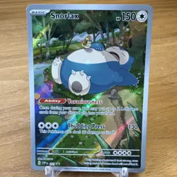 Snorlax SVP EN 051 Black Star Promo Scarlet & Violet Pokemon 151 Card - Image 1