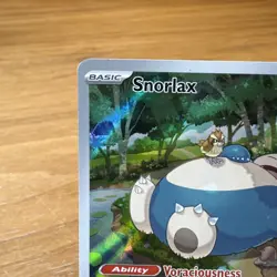 Snorlax SVP EN 051 Black Star Promo Scarlet & Violet Pokemon 151 Card - Image 3