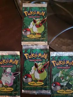 Pokemon Base Set, Base Set 2, Jungle, Fossil, Team Rocket Pack ART Lot No Cards - Image 3