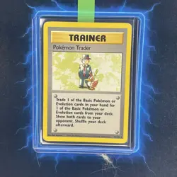 ⭐Pokemon TCG Base Set Pokemon Trader ⭐Card 77/102 Vintage WOTC - Image 1