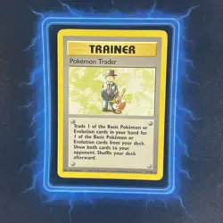 ⭐Pokemon TCG Base Set Pokemon Trader ⭐Card 77/102 Vintage WOTC - Image 2