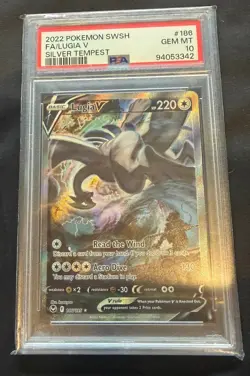 Lugia v Silver Tempest TCG Card 186/195 PSA 10 Gem Mint - Image 3