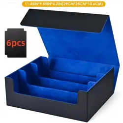 Card Deck Storage Box 1800 Card Deck Holder Box Trading Storage Box Magnet - Image 1