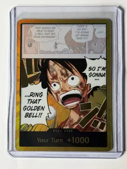 DON!! Card (Luffy) (Gold) Adventure on Kami's Island Foil - Image 1