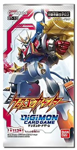 BANDAI carddass DiGiMON Card Game Booster Box CROSS ENCOUNTER BT-10 JP - Image 2
