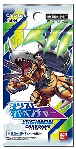 BANDAI carddass DiGiMON Card Game Booster Pack NEXT ADVENTURE [BT-07] BOX Japan - Image 2