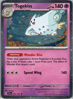 Togekiss - (Cosmos Holo) Promo Holo Miscellaneous Cards & Products 072/191 - Image 1