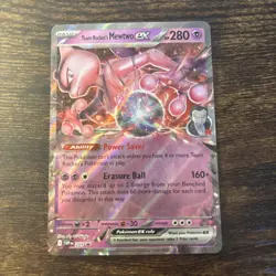 Team Rocket's Mewtwo ex 205 Sv: Scarlet & Violet Promo Cards Holo - Image 1