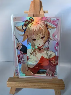 Yoimiya Genshin Impact | NS-10M05 SSR-07 | Goddess Story Waifu Card - Image 1