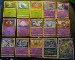 Pokemon Lotto Set Colpo Fusione x134/284 carte rare, non comuni, comuni, reverse - Image 3