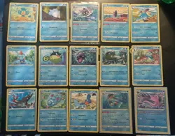 Pokemon Lotto Set Colpo Fusione x134/284 carte rare, non comuni, comuni, reverse - Image 5
