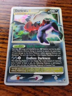MP! Darkrai LV.X 104/106 Great Encounters Holo Ultra Rare Pokemon Card - Image 1