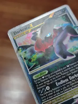 MP! Darkrai LV.X 104/106 Great Encounters Holo Ultra Rare Pokemon Card - Image 3