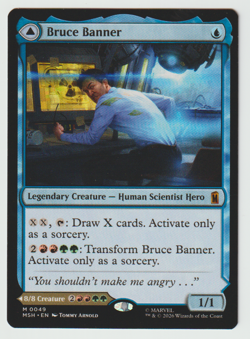 Magic the Gathering Marvel Super Heroes #49 Bruce Banner/The Incredible Hulk NM - Image 1
