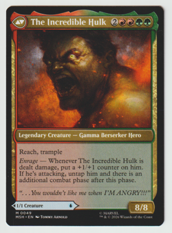 Magic the Gathering Marvel Super Heroes #49 Bruce Banner/The Incredible Hulk NM - Image 2