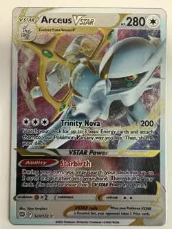 Arceus VSTAR - (Metal Card) 123/172 Miscellaneous Cards & Products Holo - Image 1