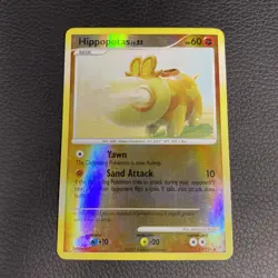 Hippopotas 51/130 Pokemon Diamond and Pearl Reverse Holo - Image 1