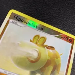 Hippopotas 51/130 Pokemon Diamond and Pearl Reverse Holo - Image 3