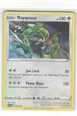 Rayquaza 014/015 Promo McDonald's Promos 2024 Pokemon Near Mint - Image 1