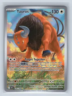 Tauros 096/086 Holo Illustration Rare Chaos Rising Pokemon Near Mint - Image 1