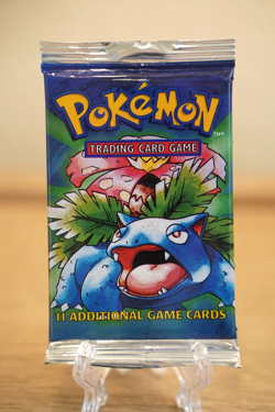 Pokemon Base Set Booster Pack Unlimited Venusaur Art WOTC TCG Sealed READ DESC. - Image 1
