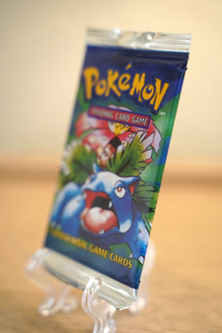 Pokemon Base Set Booster Pack Unlimited Venusaur Art WOTC TCG Sealed READ DESC. - Image 3