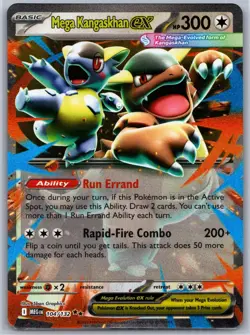 Mega Kangaskhan ex 104/132 Double Rare Mega Evolution Pokemon Near Mint - Image 1