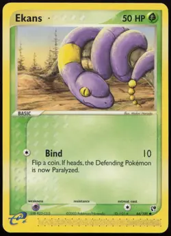 Ekans 64/100 NM Sandstorm Common Pokemon - Image 1