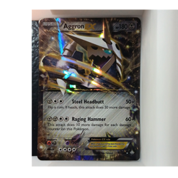 Aggron EX 94/160 XY Primal Clash Holo 180 HP Basic 2015 Pokemon TCG - Image 1