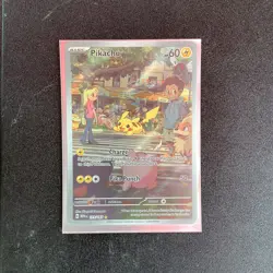 Pokemon TCG PIKACHU 173/165 SV 151 Rare Holo Full Art Illustration 2023 - Image 1