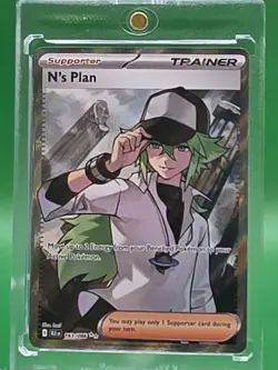 N’s Plan 163/086 - Black Bolt - Secret Rare Pokemon TCG - M/NM - Image 2
