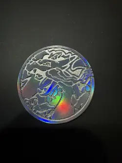 2025 Pokemon Mega Charizard X EX Ultra Premium Collection Metal Coin UPC - Image 1