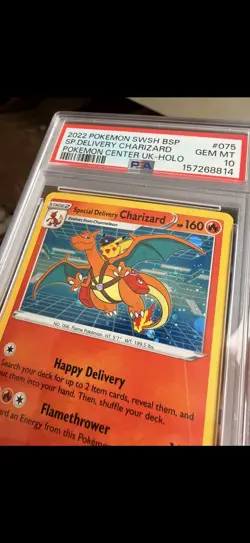 2022 Pokemon Special Delivery Charizard #SWSH075 PSA 10 HOLO SWIRL 💫 - Image 5
