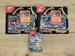 Pokemon TCG Mega Evolution: Chaos Rising Booster Bundle + 3-Pack Blisters Lot - Image 1