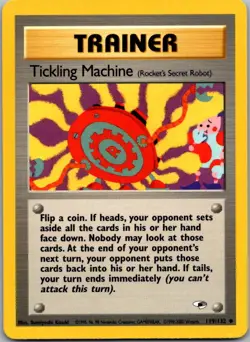 Tickling Machine 119/132 Uncommon Gym Heroes Pokemon Unlimited Lightly Played - Image 1