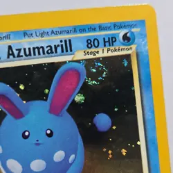 WOTC Pokemon Light Azumarill Neo Destiny 13/105 Holo *Swirl* Rare 2000 Vintage - Image 4