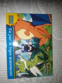 Carte Topps Pokemon Un jour de repos mouvemente OR15 TOPPS Serie 2 Fr bon etat - Image 1