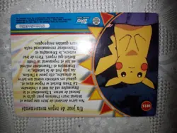 Carte Topps Pokemon Un jour de repos mouvemente OR15 TOPPS Serie 2 Fr bon etat - Image 2