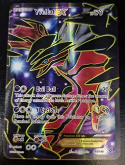 Pokemon TCG Yveltal EX 144/146 XY Base Set 2014 Full Art Holo Rare Card - Image 2