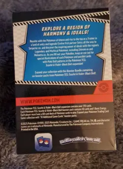 Pokemon TCG Scarlet & Violet Black Bolt Booster Bundle Box 6 Pack Factory Sealed - Image 3